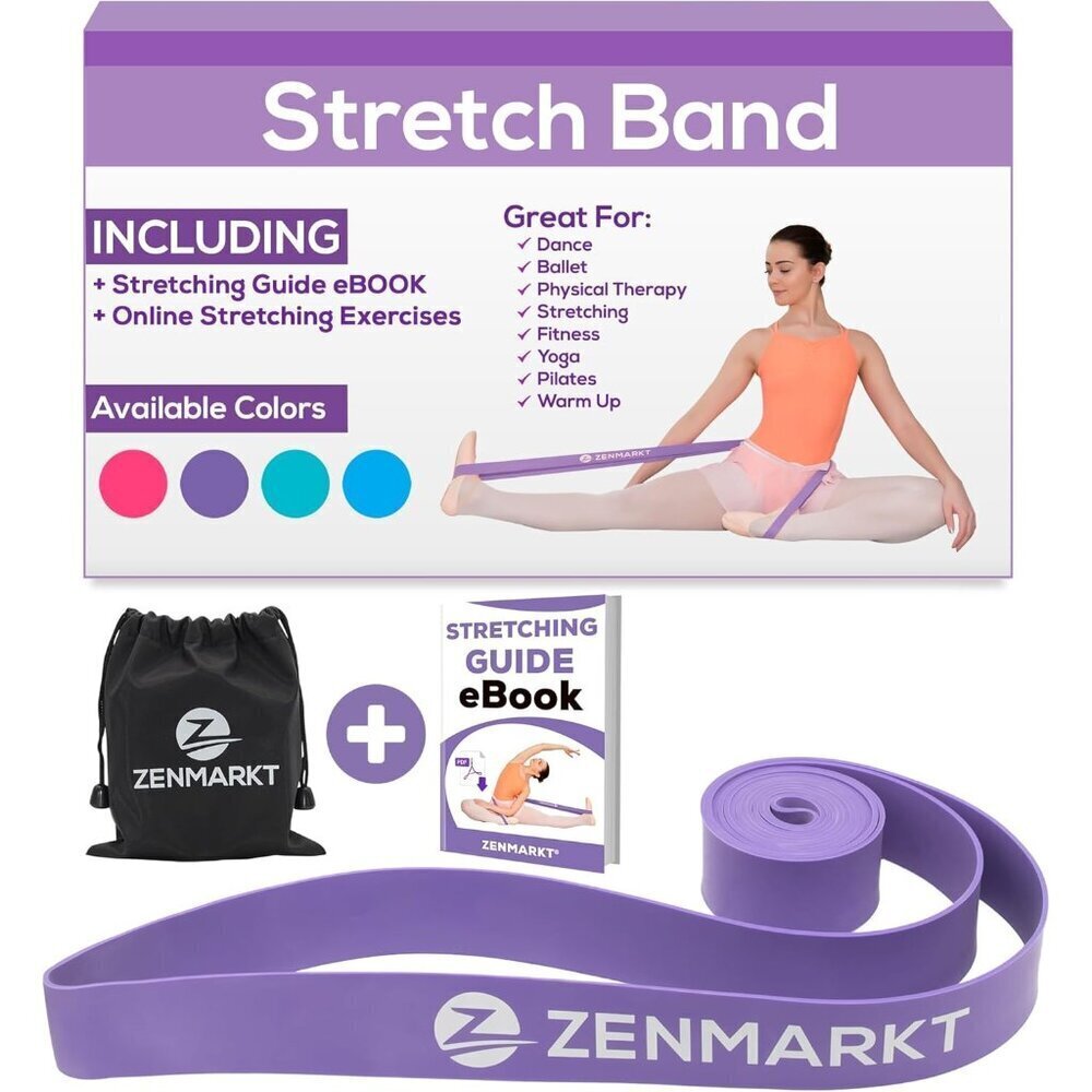 Ballet Stretch Bands Natural Rubber 45" Flexibility & Strength Training